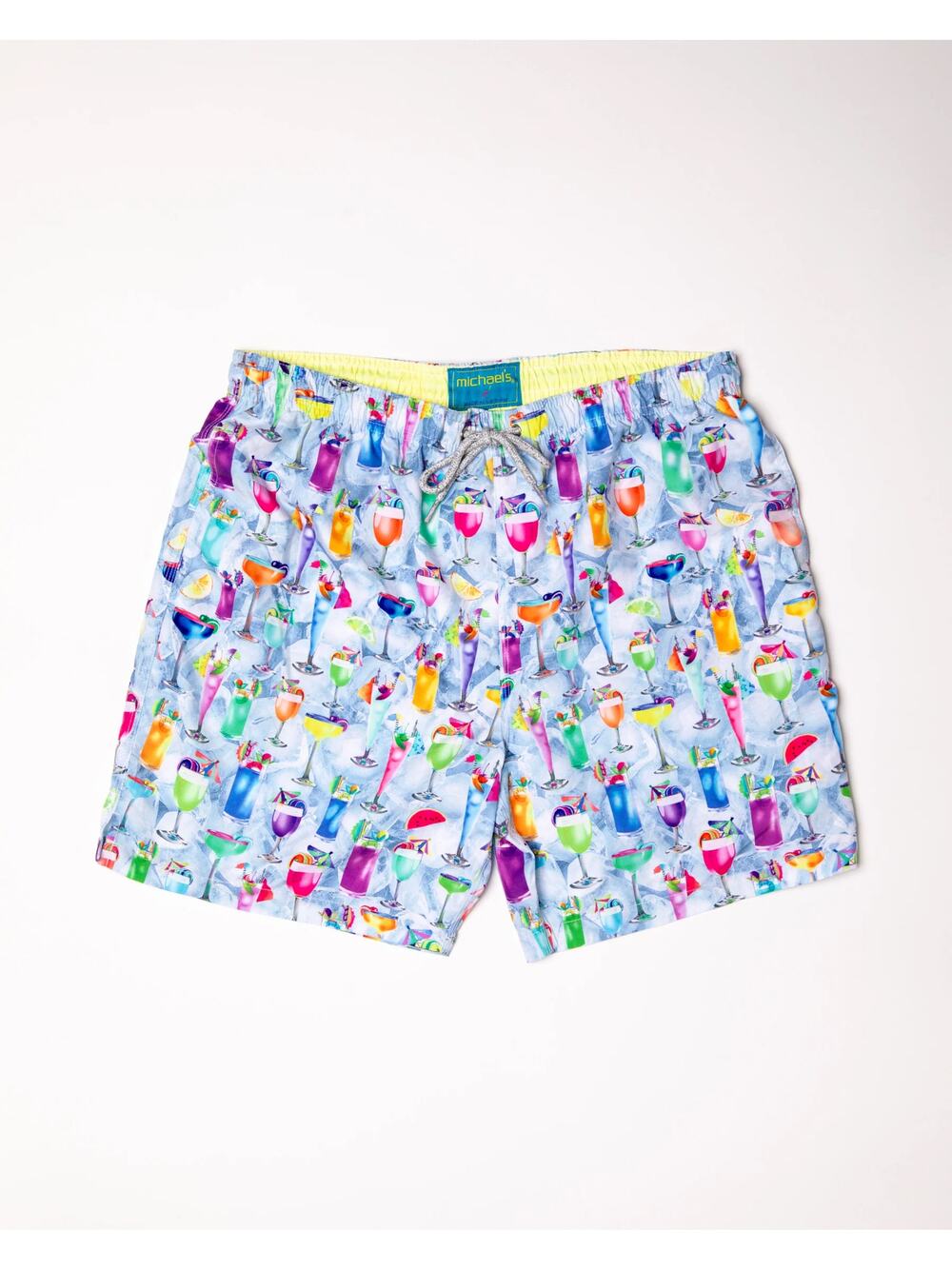 Michael’s Men's‎ Mesh Liner Swim Trunks Tropical Treats Multicolored Size L
